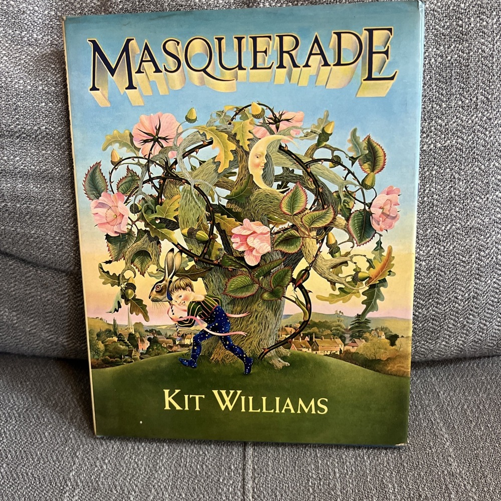 Masquerade by Kit Williams Illustrated Hardcover Dust Jacket Schocken Books 1981
